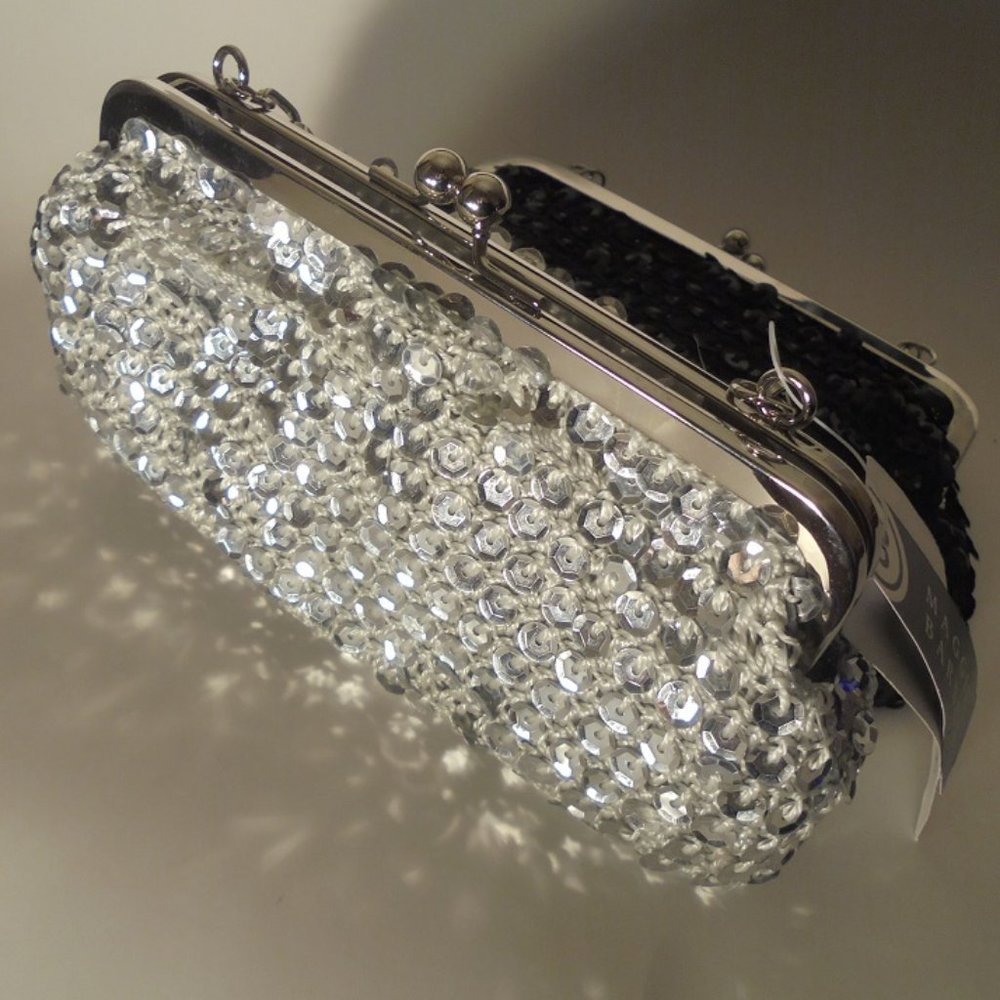 New Sequin Maggie Barnes VINTAGE GLAM 2 Colors (Black or Silver)